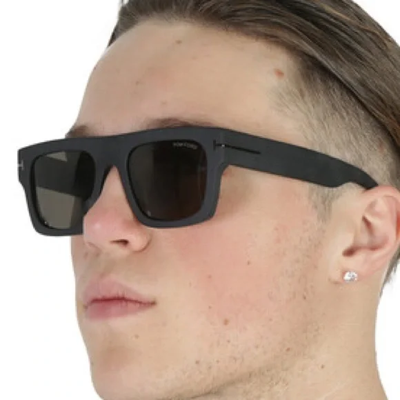 Tom Ford Matte Black Sunglasses - Picture 6 of 7